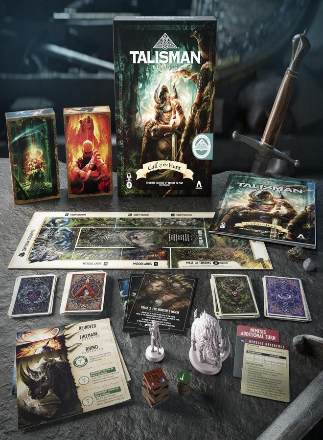 أفالون هيل حزمة توسعة لعبة Avalon Hill Talisman Nemesis: Call of The Hunt - لعبة استراتيجية مغامرات - للأعمار من 12 سنة فما فوق - من 3 إلى 6 لاعبين - 60 دقيقة - Image 2